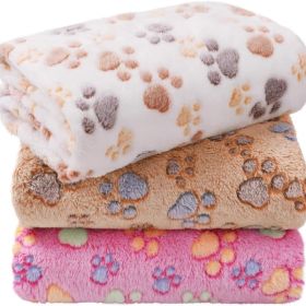 1 Pack 3 Blankets Super Soft Fluffy Premium Fleece Dog Blankets For Puppy Cat Pet Blanket Flannel Throw Warm Sleep Dog (Option: Multicolor)