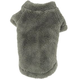 Soft Plush Pullover (Color: Moss Green, size: X-Small)